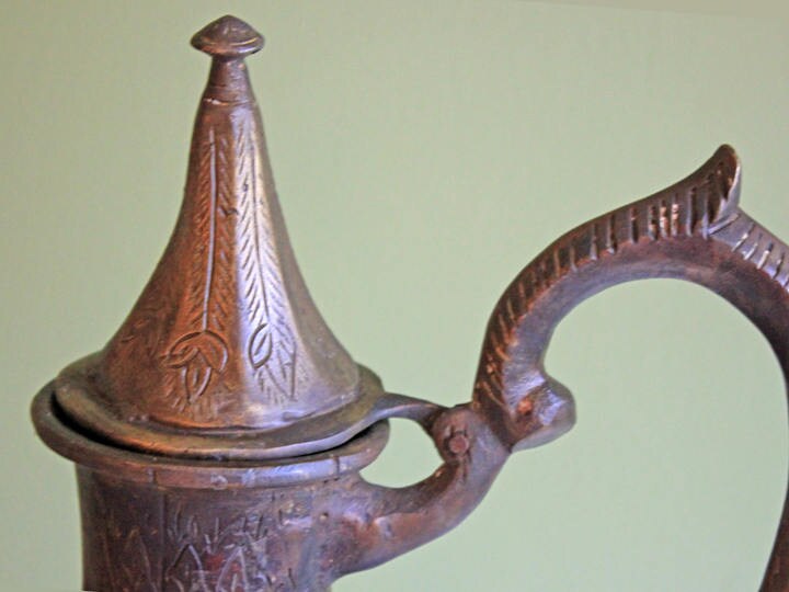 Extra Large Hand Hammered Bronze Pot