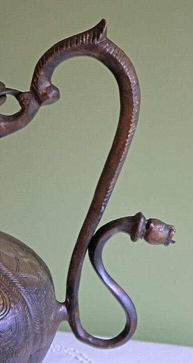Extra Large Hand Hammered Bronze Pot