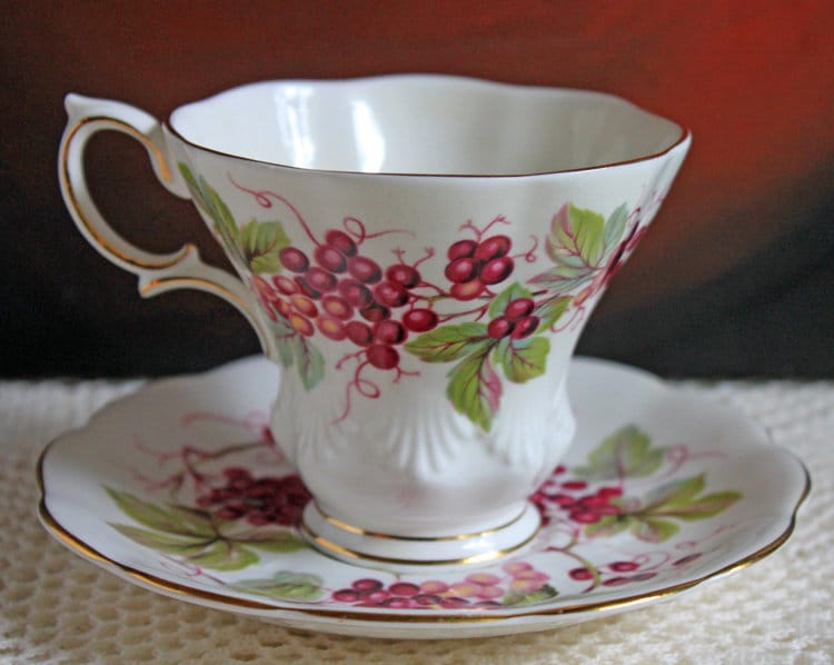 Royal Albert Cup and Saucer, Old Country Roses, Made in England