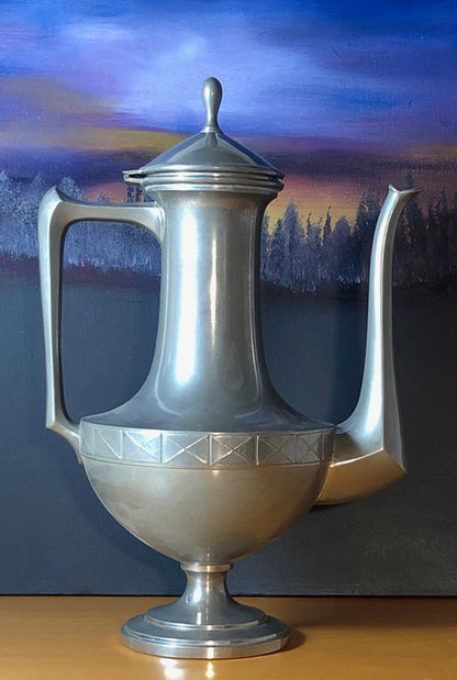 Vintage Pewter Teapot or Coffee Pot
