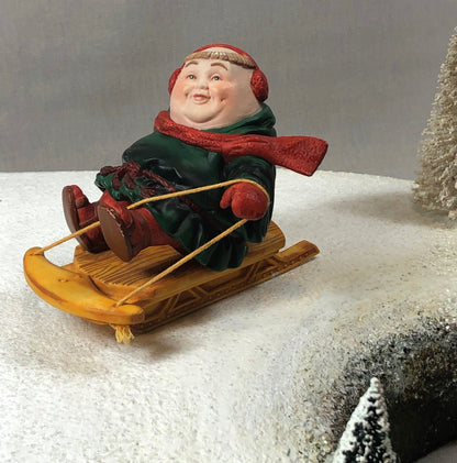 Department 56 Monks Christmas Figurines. Set of Three Merry Makers: Sebastian, Sigmond, Solomon