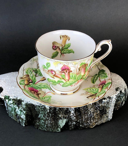 Royal Albert Teacup & Scalloped Saucer – Jack-in-a-Pulpit Tea Set