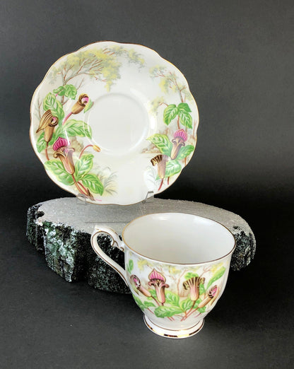 Royal Albert Teacup & Scalloped Saucer – Jack-in-a-Pulpit Tea Set