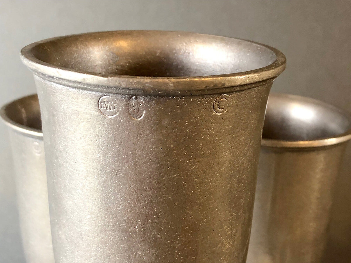 Vintage Pewter Goblet. Tavern RWP USA Barware.  Wilton Collection Wine / Water Goblet.