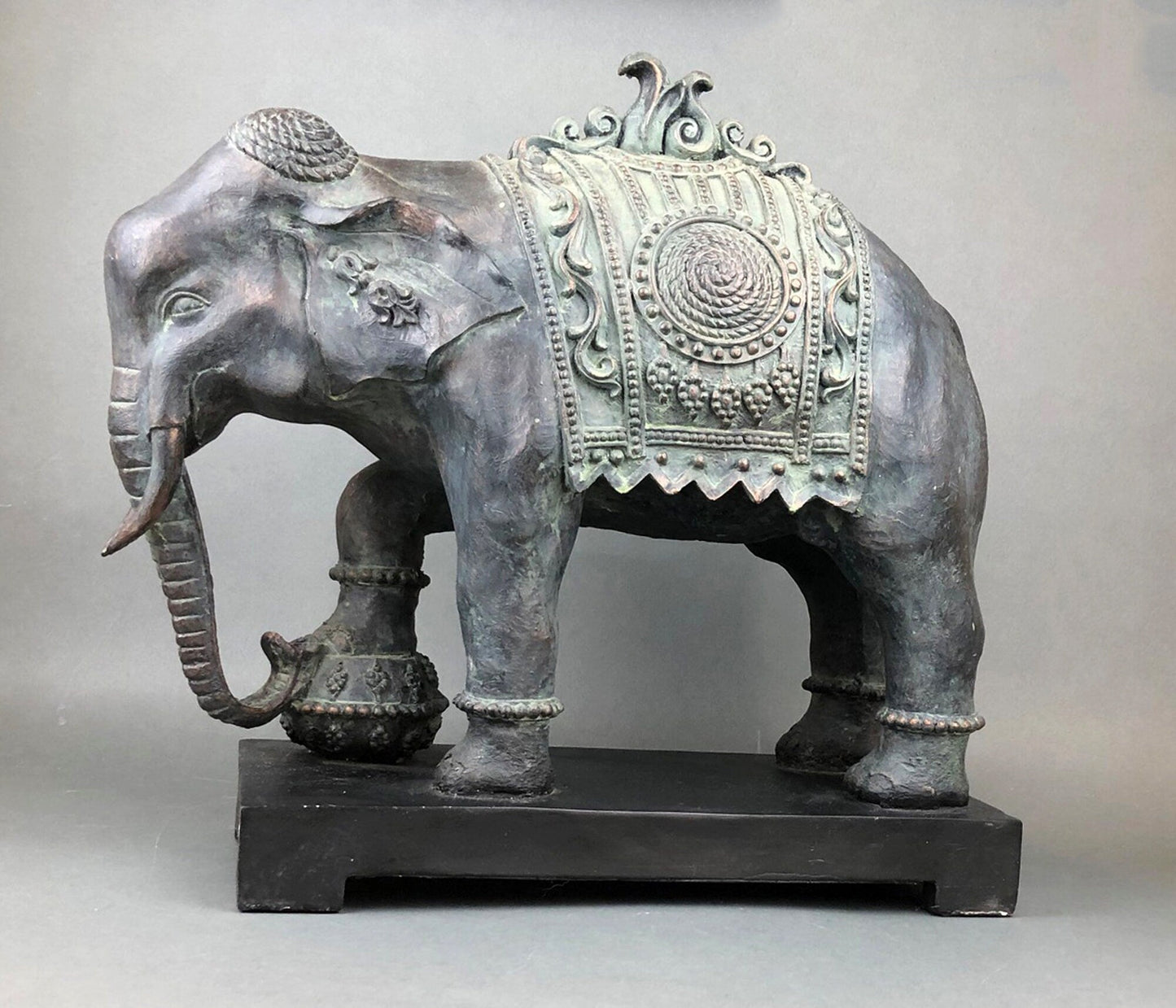 Large Resin Elephant Statue, Indian Art Home Decor