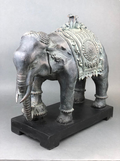 Large Resin Elephant Statue, Indian Art Home Decor