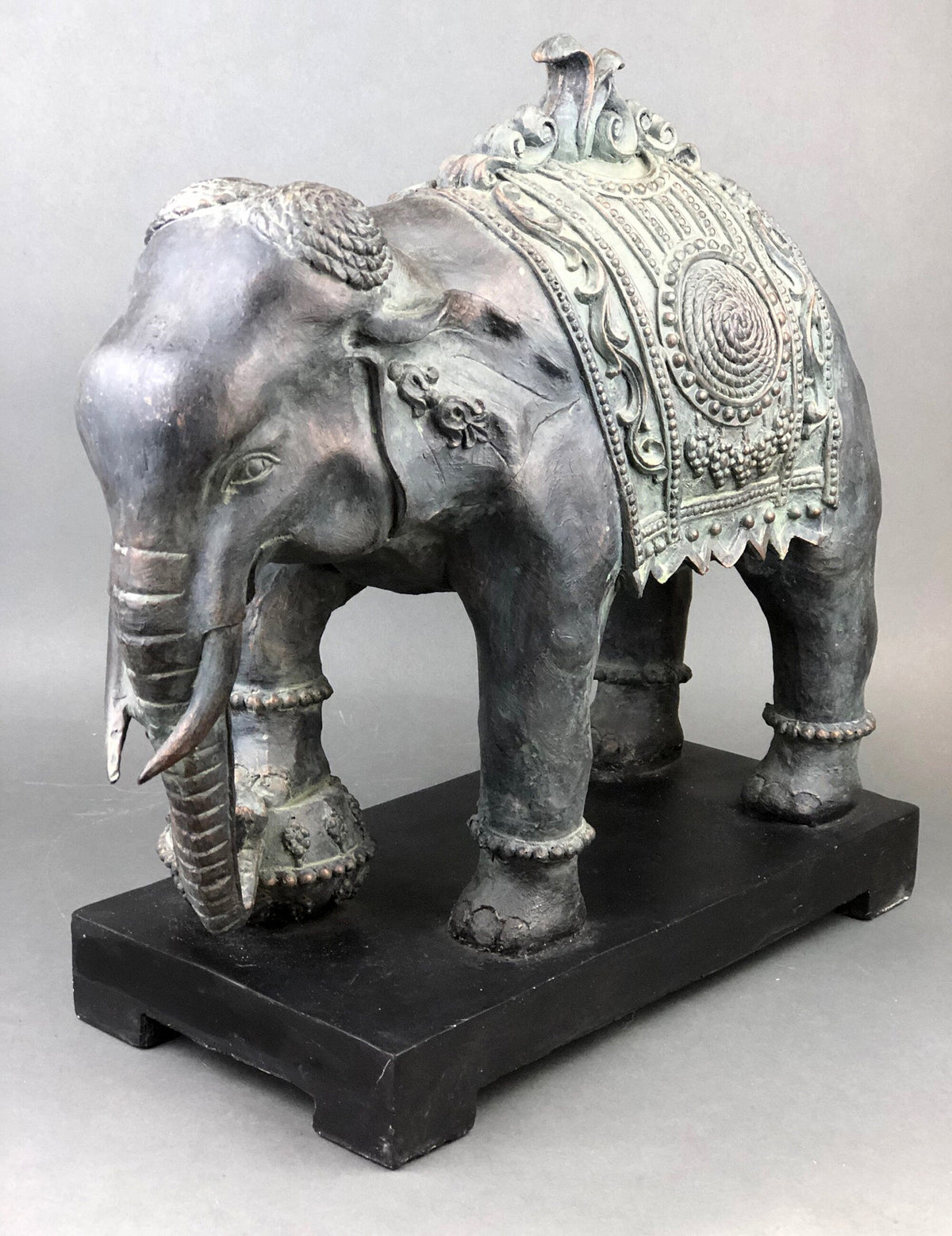 Large Resin Elephant Statue, Indian Art Home Decor