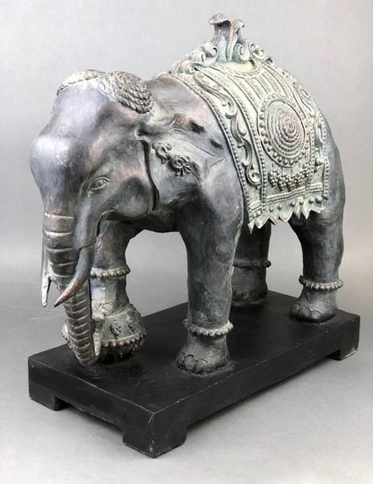 Large Resin Elephant Statue, Indian Art Home Decor