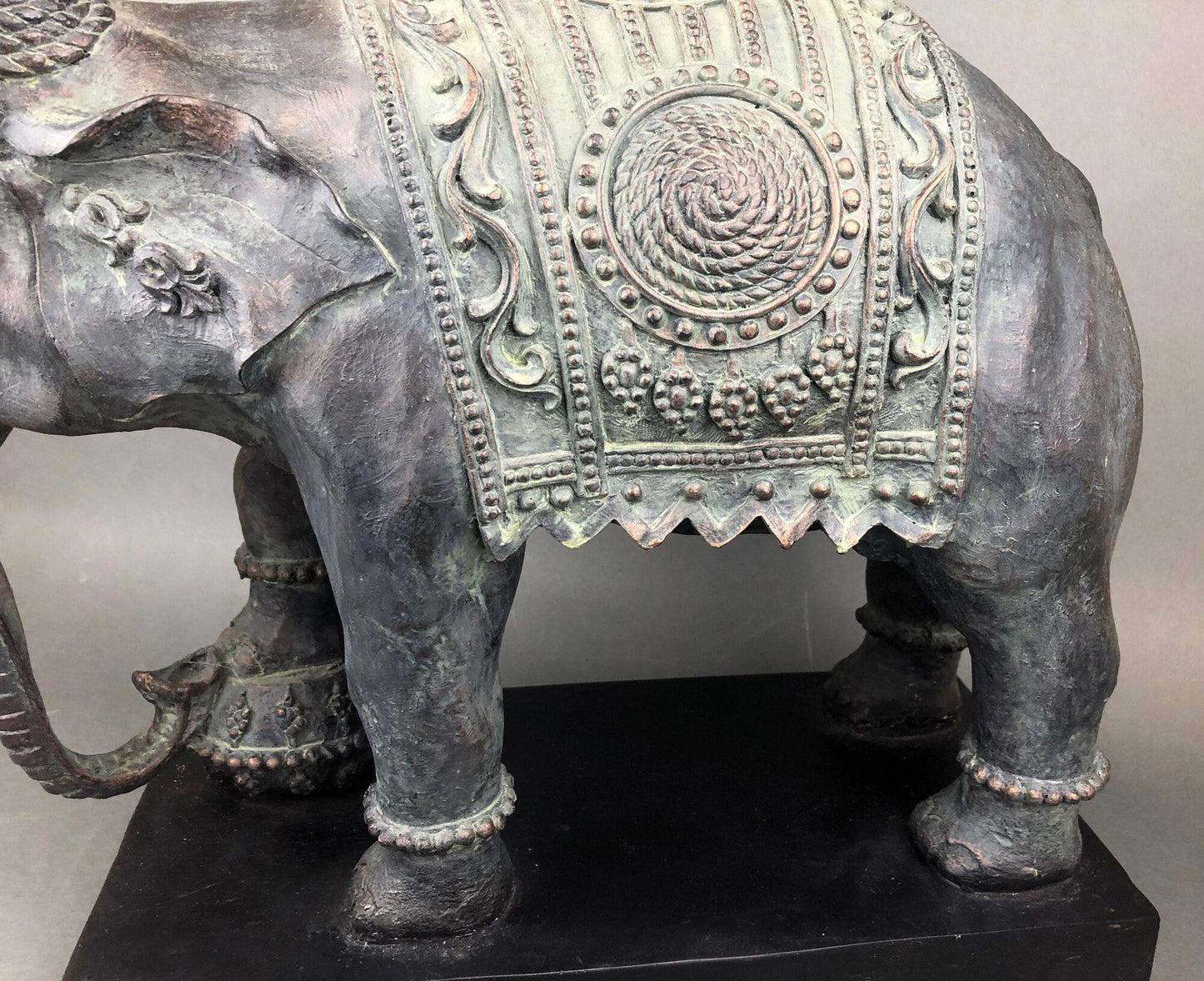 Large Resin Elephant Statue, Indian Art Home Decor