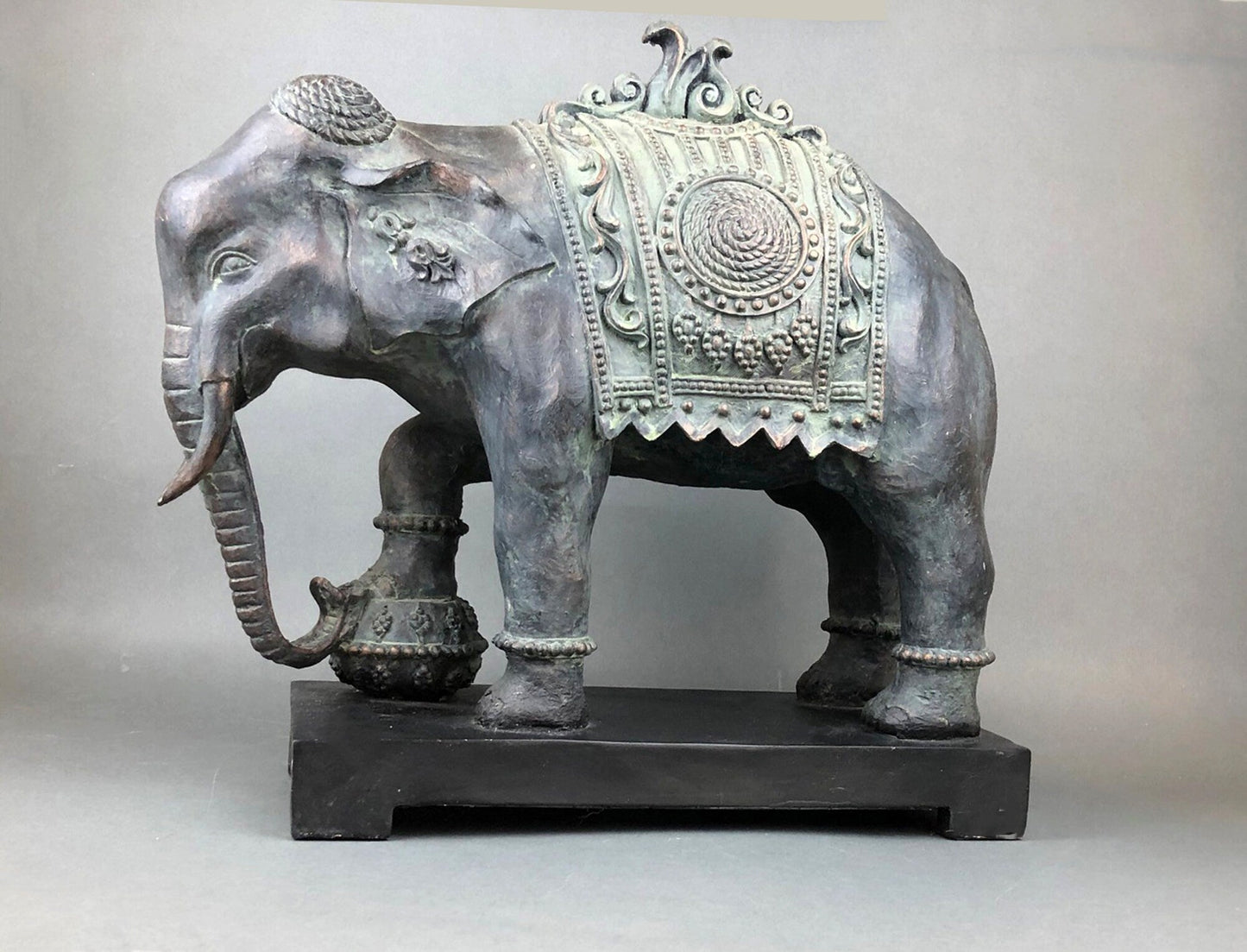 Large Resin Elephant Statue, Indian Art Home Decor