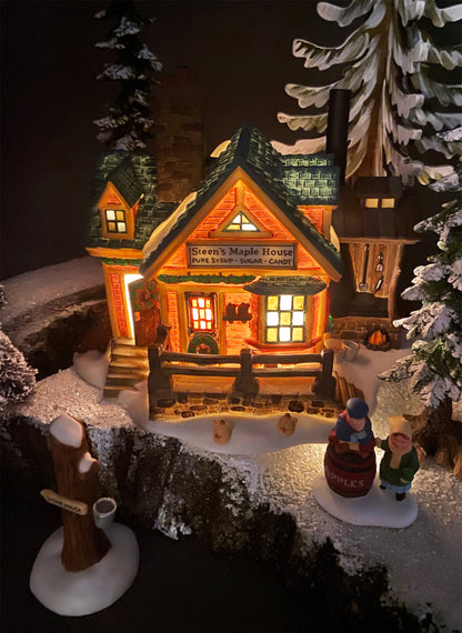 Ivy Glen Church by Department 56. Dicken's Village Series. Porcelain Illuminated House.  Christmas Village Accessories.