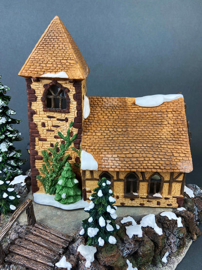 Department 56 Dickens Village Illuminated Church Christmas Village House