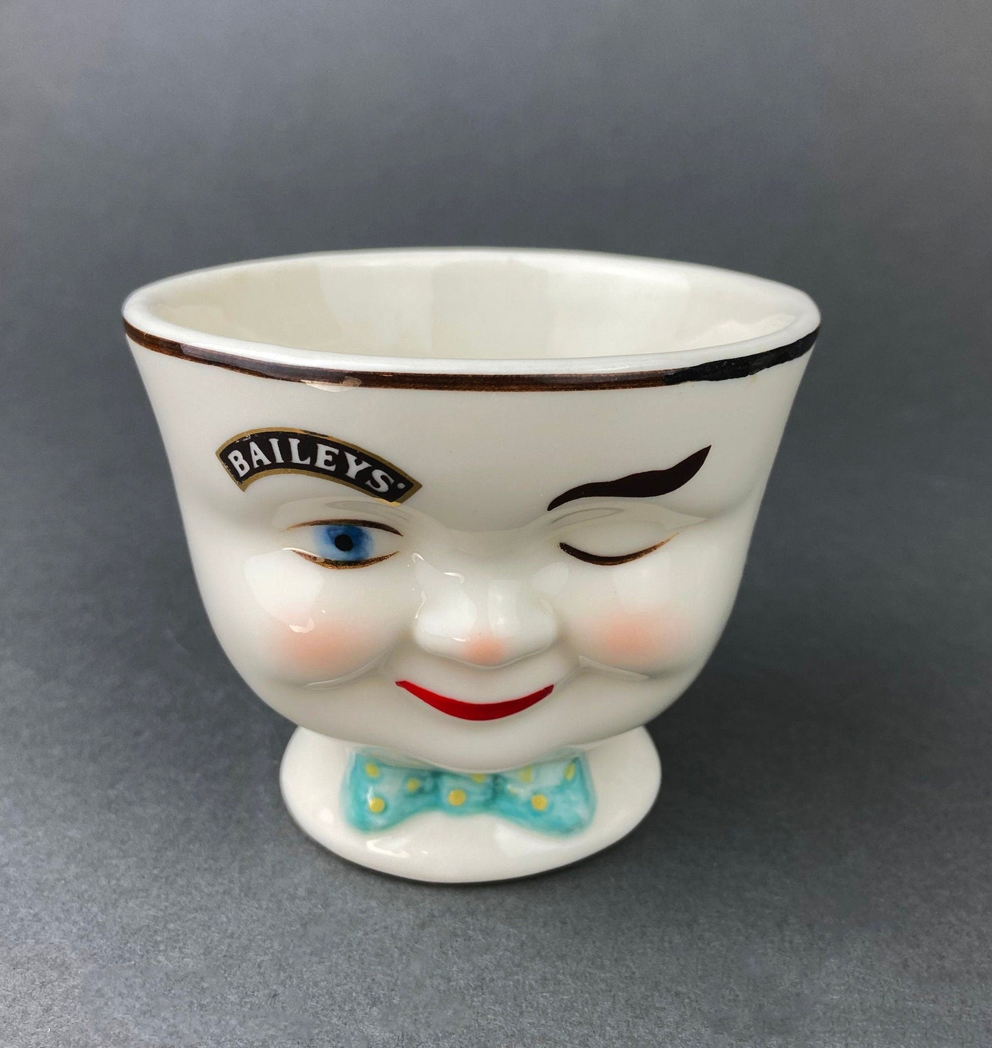 Vintage Bailey's Irish Cream Winking Face Cups - Set of Five