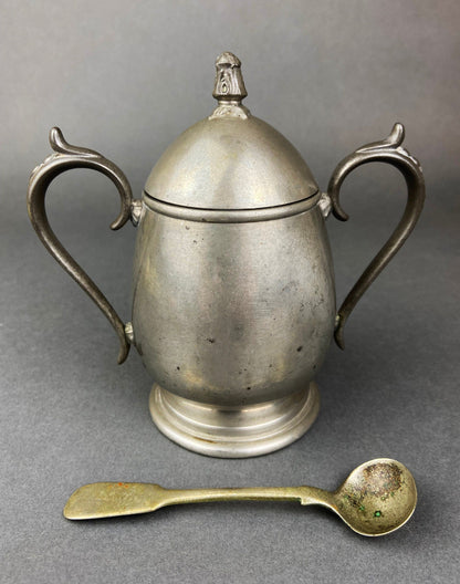 Vintage Pewter Coffee Set. KSC p81 Pewter. Coffee Pot, Sugar Bowl and Creamer.