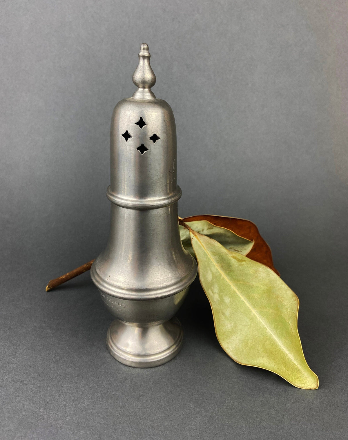 Vintage Reed & Barton Pewter Muffineer, Ladies Doubles Runner Up