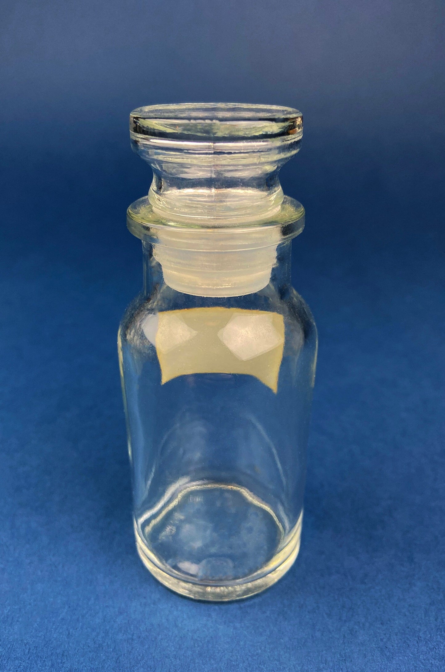 Vintage Glass Spice Apothecary Bottles with Glass Stoppers