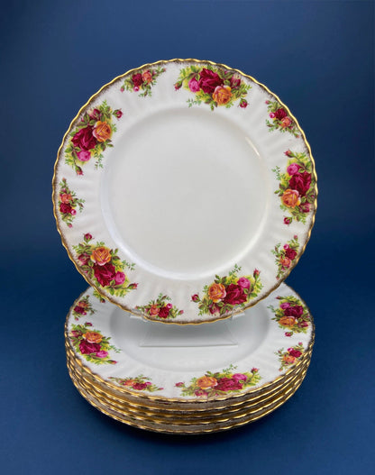 Royal Albert Dessert Plate in Old Country Roses Motif