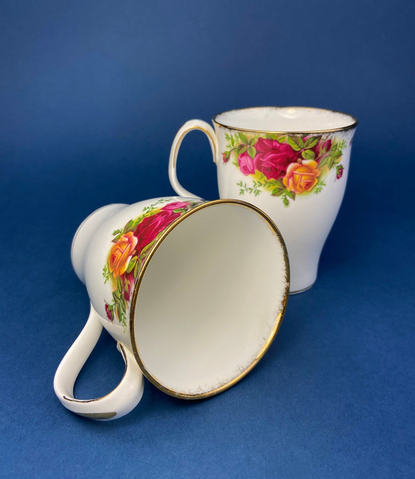 Royal Albert Mug. Old Country Roses Motif. Made in England. Replacements. Gift for Mom. Gift for Her.