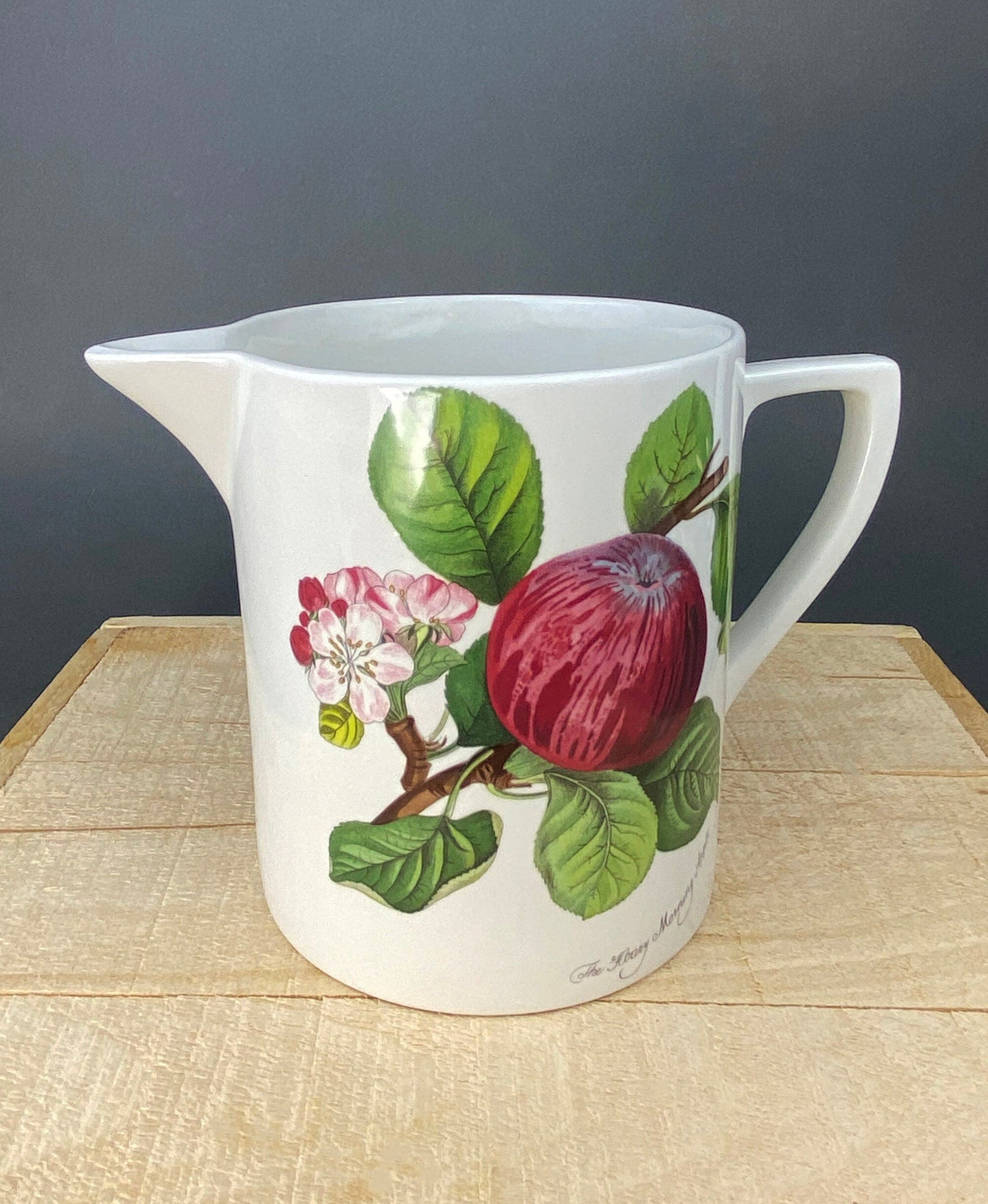 Vintage Pomona Britannica Pitcher: Apple & Currant Jug, Susan Williams, England