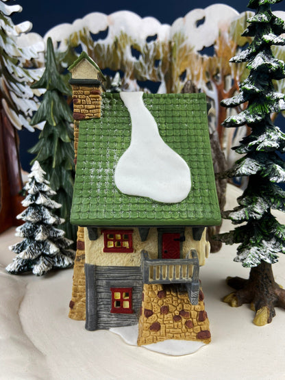Dept. 56. Elves Bunkhouse.  Illuminated Christmas Village Porcelain House. North Pole Series. Holiday Decor.
