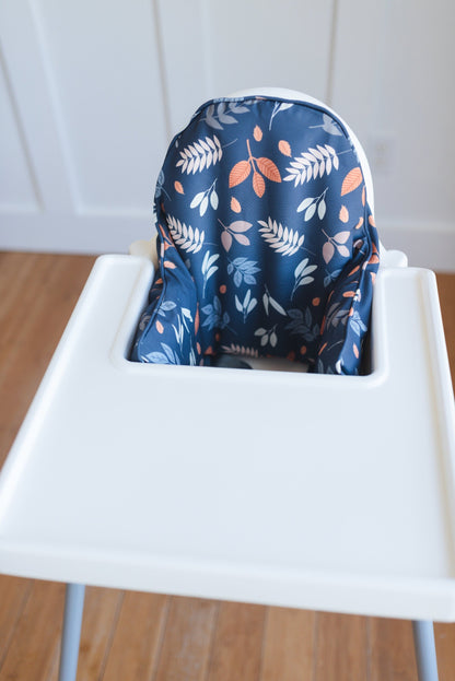 Navy Leaves IKEA Antilop Cushion Cover