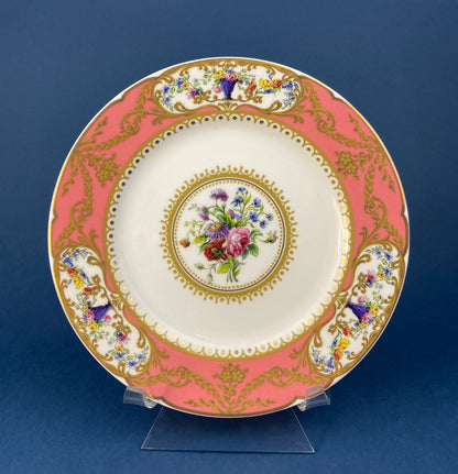 Hutschenreuther Limited Edition Wall Plate: Ursula Band Floral Art, 8"