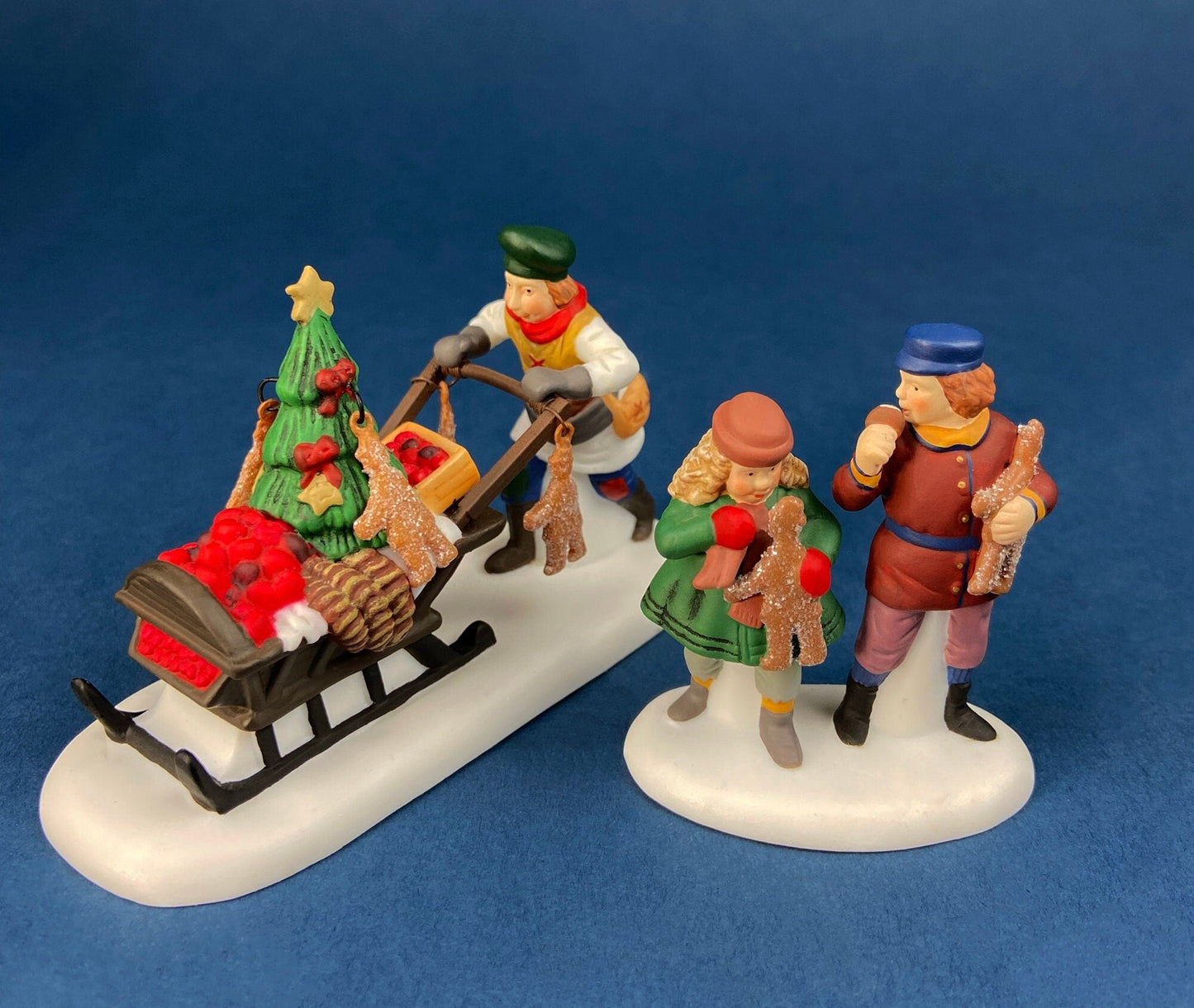 Dept. 56 Figurines. Silver for Sale. Christmas Village Accessories. Silverware Vendor & Cabinet with Silver. New England Village Series.