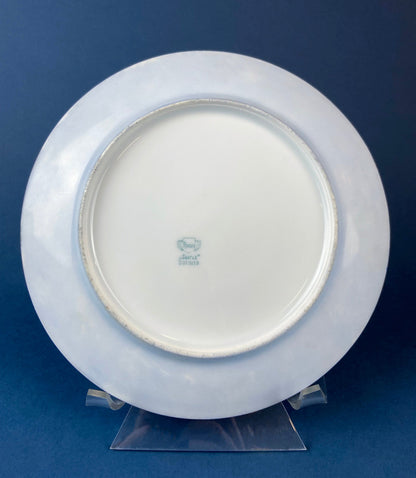 Antique Forget Me Not Porcelain Breakfast Set, Hand-Painted Floral Dishes