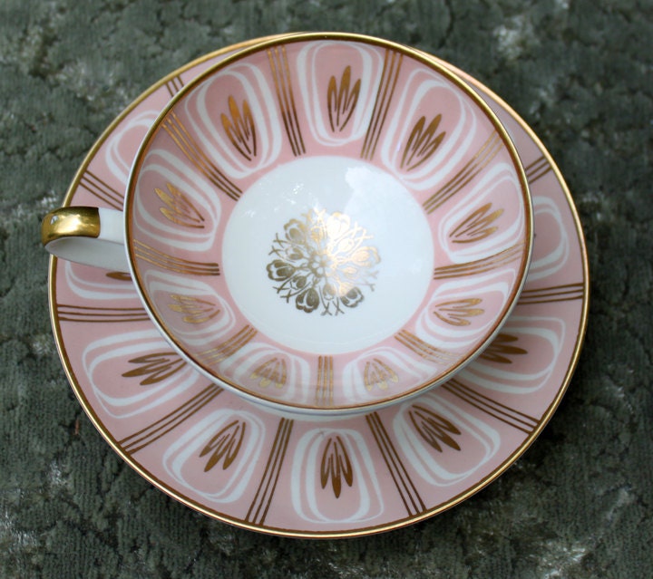 Bavarian Tea Cap and Saucer - Marked S.M. 1110