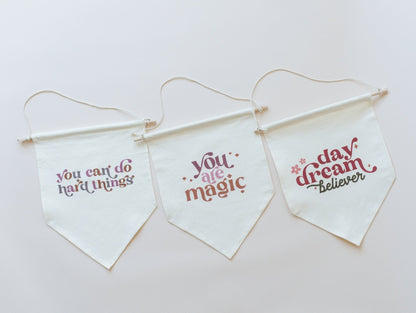 Daydream Believer Canvas Pennant