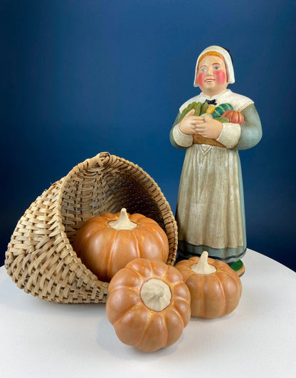 Set of Two Large Clay Pumpkins Making Scary Funny Faces. Candle or Light Kit. Halloween Thanksgiving Fall Decor. Home, Porch or Retail.