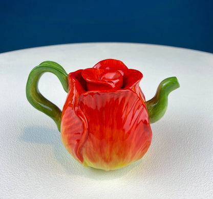 Ice Cream Shaped Creamer. Gift Gallery Fitz and Floyd. Strawberry and Chocolate Ice Cream Shaped Tiny Teapot. Cute & Thoughtful Gift.