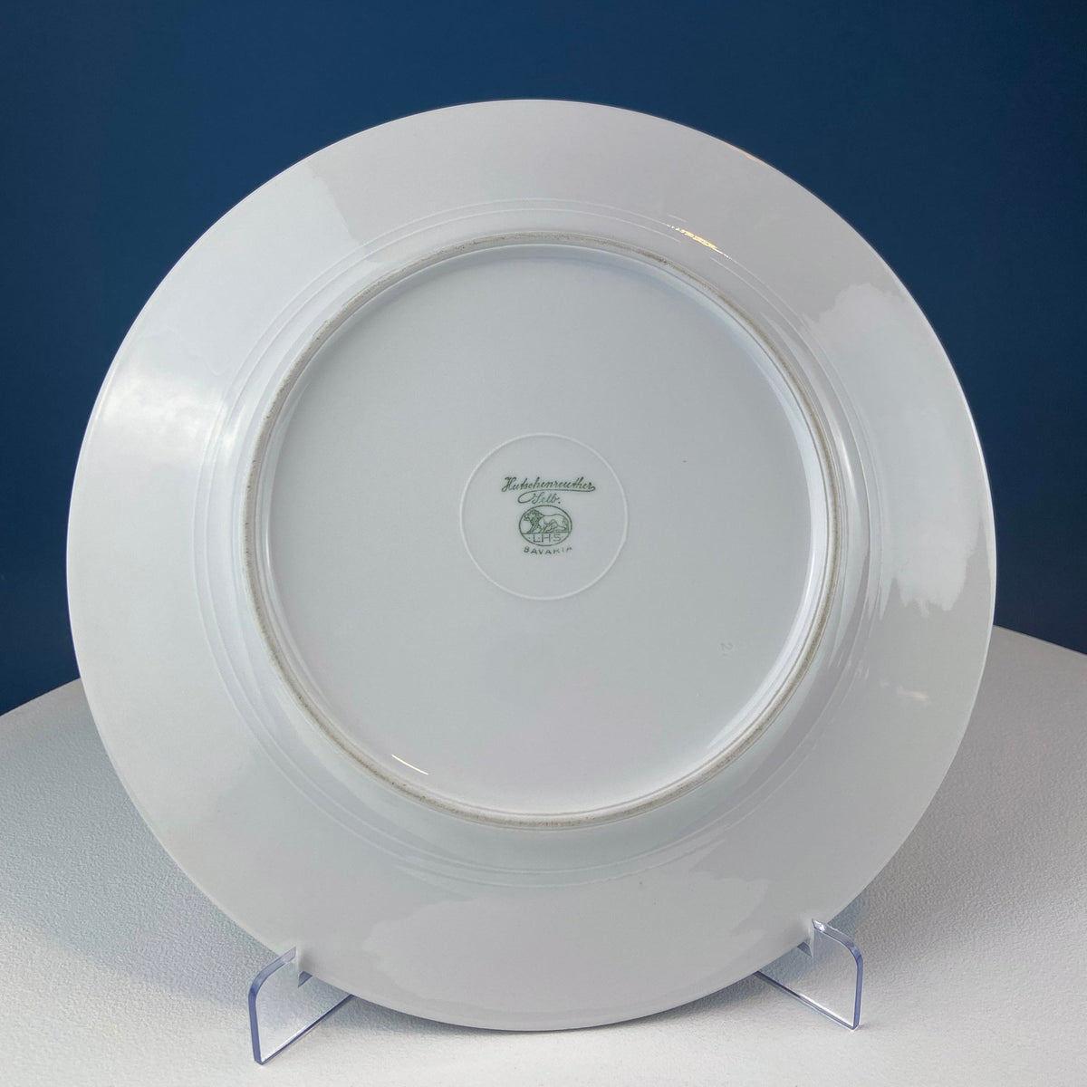 Gold on Gold Cup and Saucer by Wheeling, Germany, Paired with Stunning Gilded Hutschenreuther Serving Plate. Tea Set. Luxury Living.