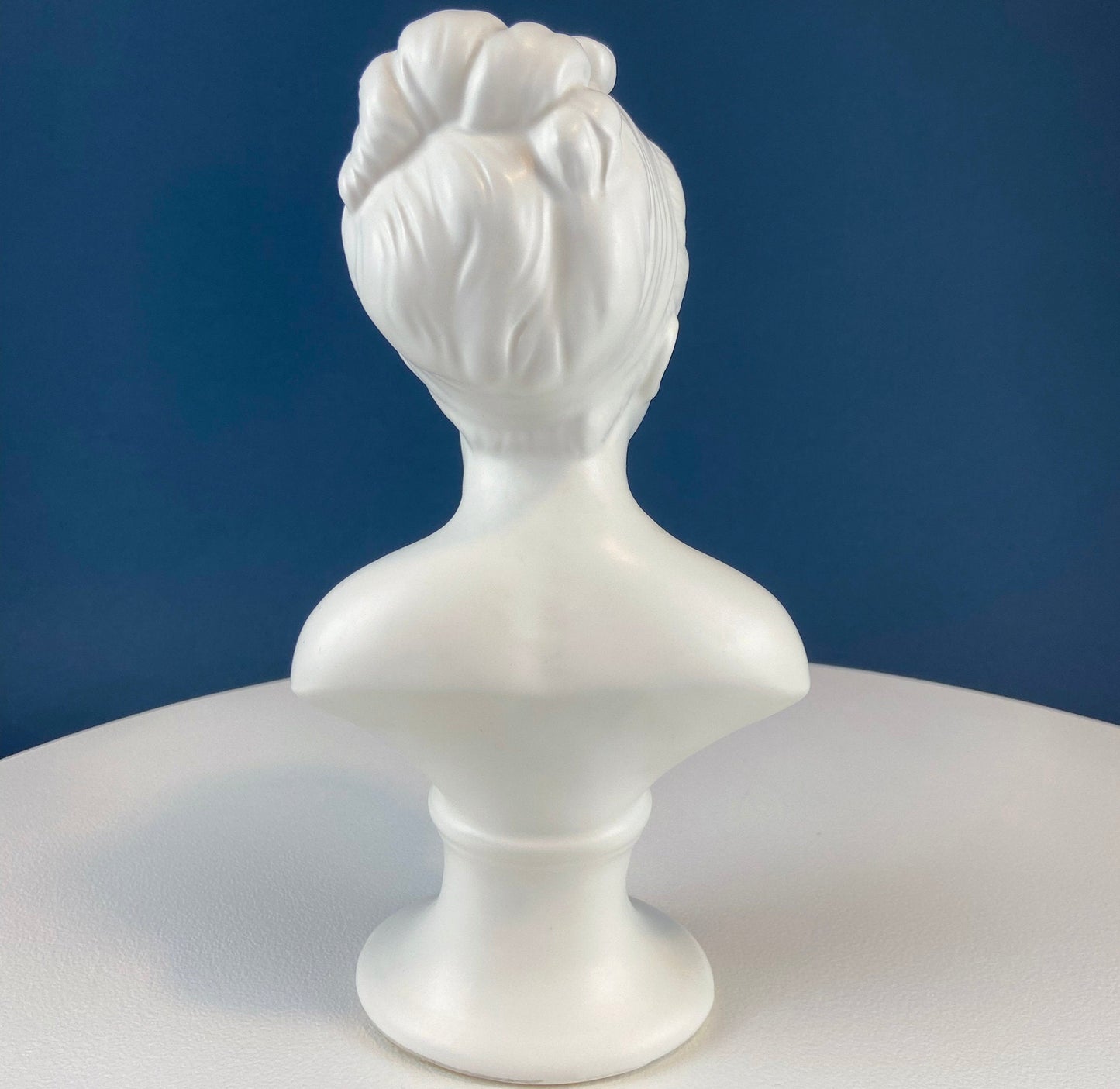 Vintage Napcoware White Porcelain Victorian Children Busts, Set of Two