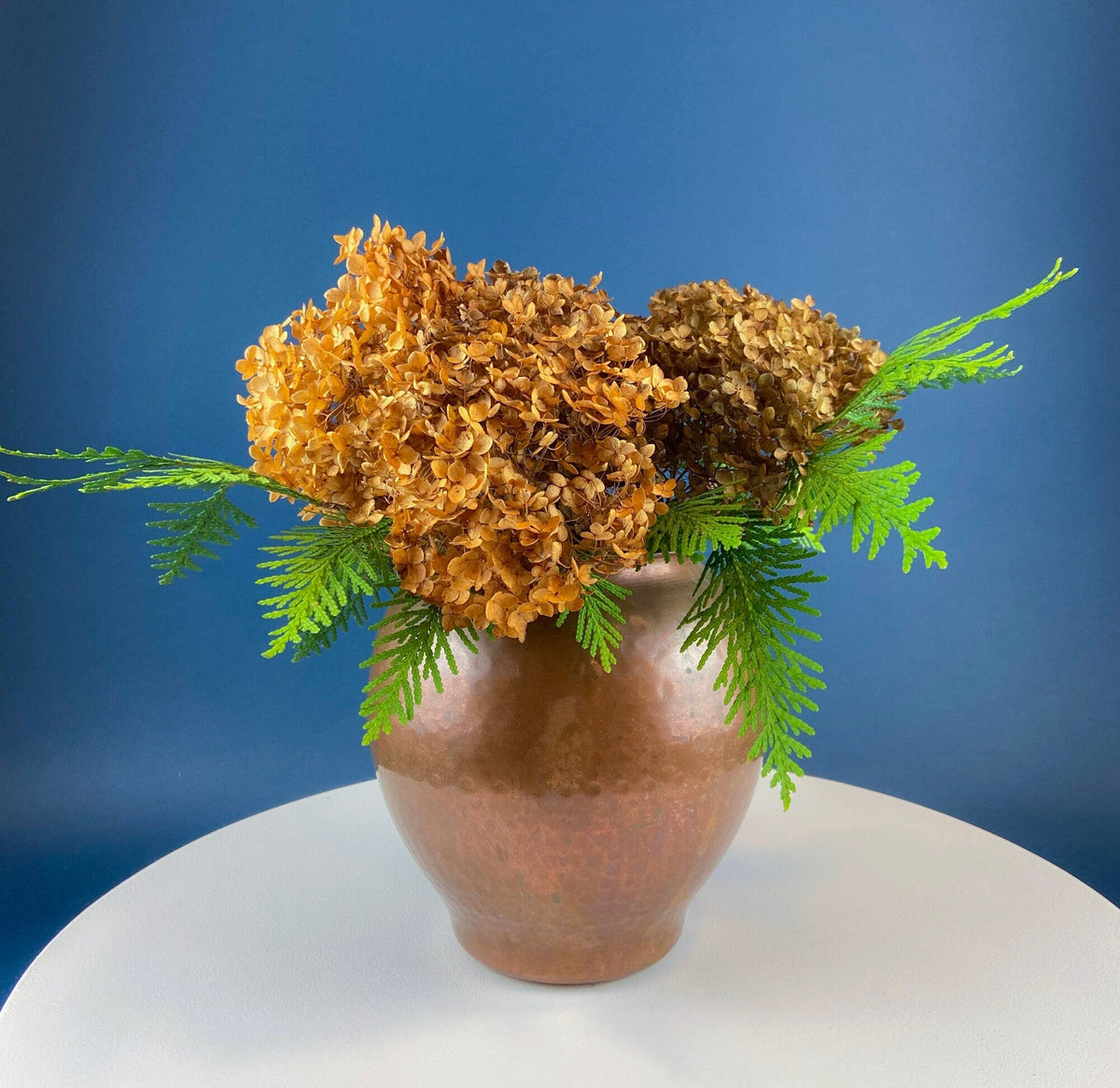 Gold Ceramic Globe Vases. Set of 3 Christmas Ornament Like Flower Vases. Seasonal or Everyday Table Decor. Florist or Interior Design Ideas