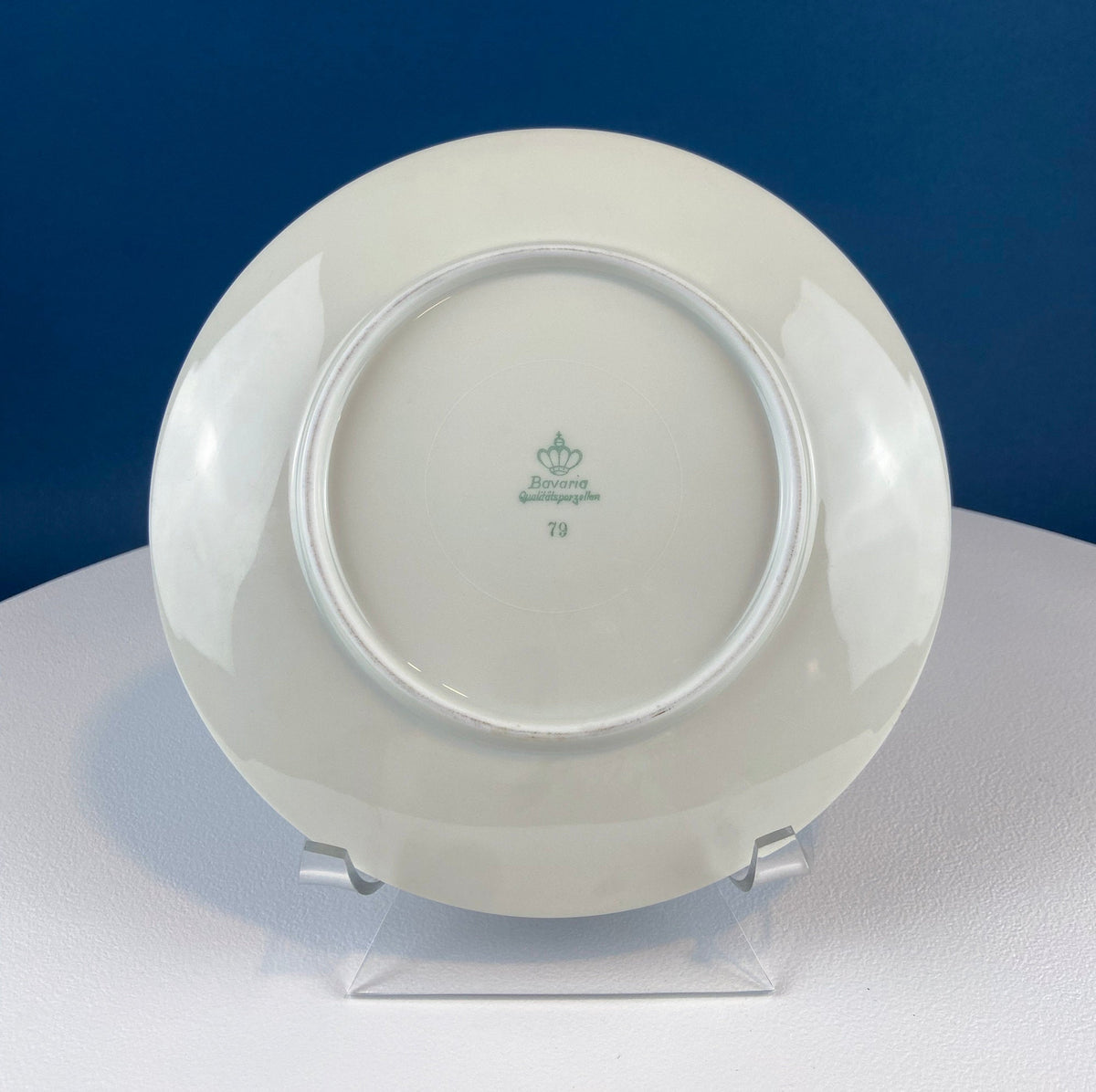 Vintage Bavarian Porcelain Tea Trio: Gold Modern Motif Collectible Set