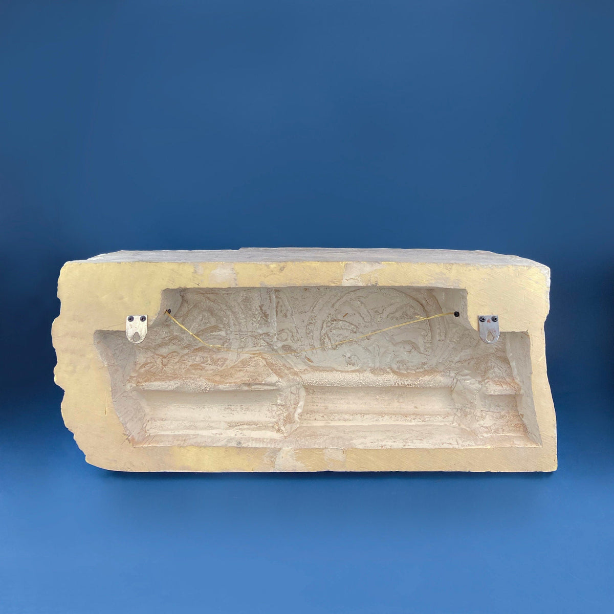 Faux Greek Roman Wall Hanging. Italian Mediterranean Style Home Shelving. Restaurant Retail Theater Wall Art. Styling Prop. Urethane Cornice