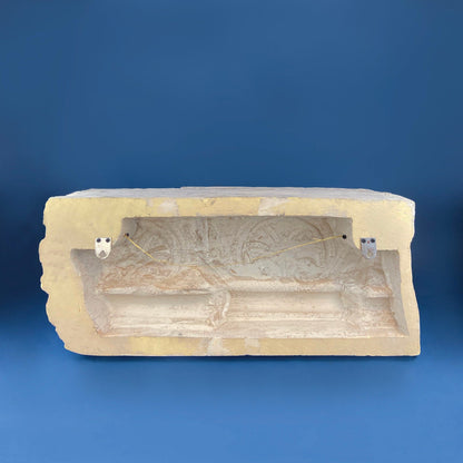 Faux Greek Roman Wall Hanging. Italian Mediterranean Style Home Shelving. Restaurant Retail Theater Wall Art. Styling Prop. Urethane Cornice