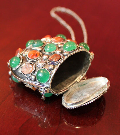 Hand Made Kuchi Tribal Purse or Pendant Pouch. May Serve as Jewelry.