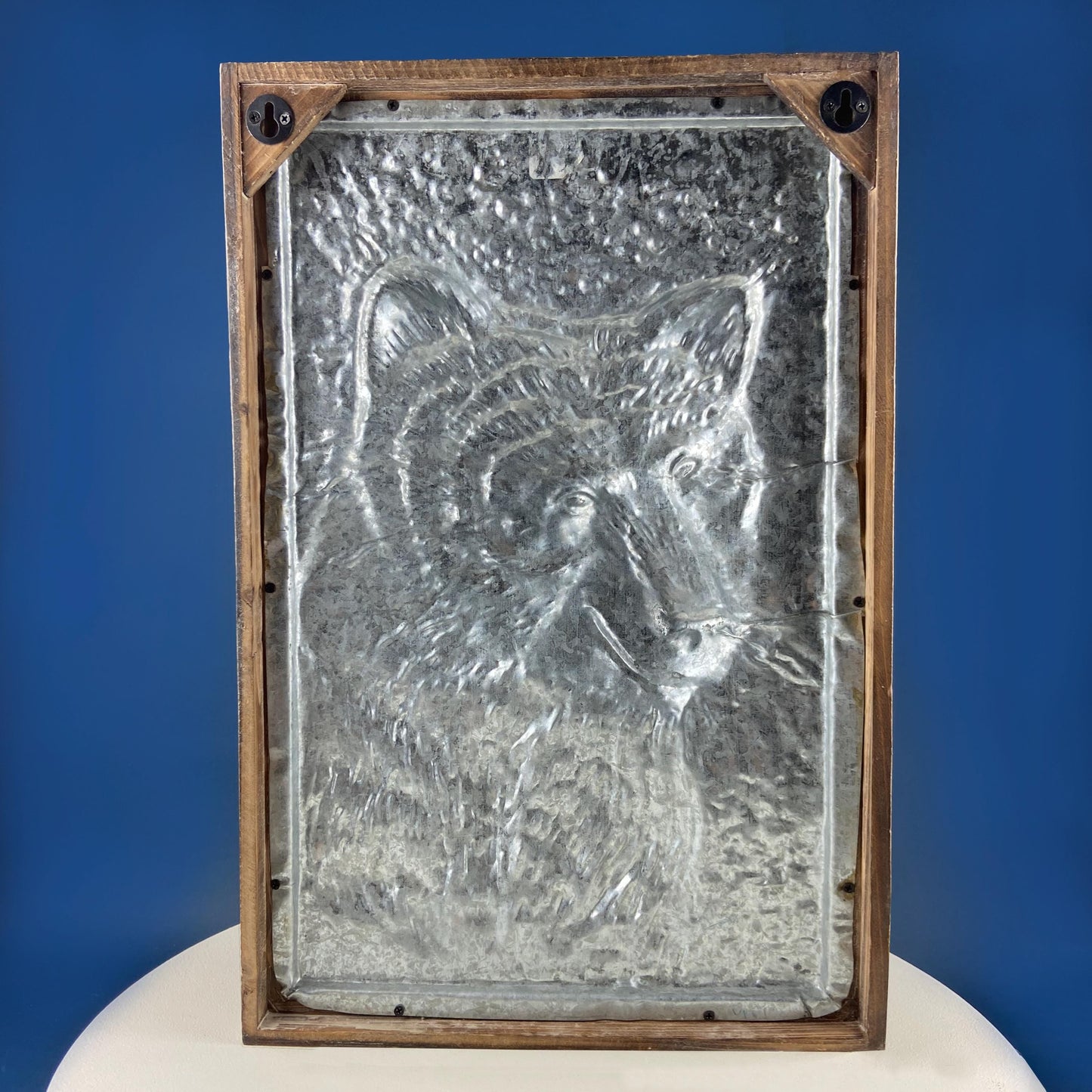 Large Hand Pounded Metal Bear Wall Art. Rustic Animal Relief for Cabin or Kids Room. Gift For Dad Hunter Animal Lover. Whimsical Bear Portrait.