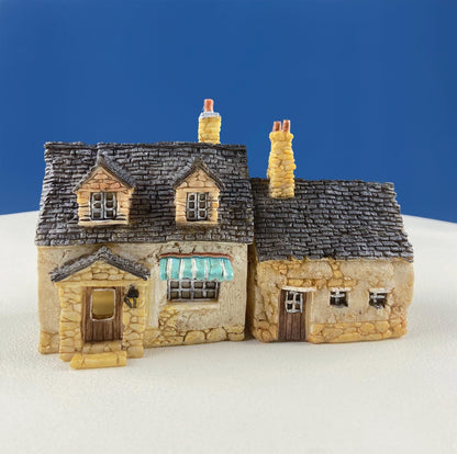 Miniature Village Houses for Fairy Garden, Terrarium or Rustic Home Decor. Top Collection. Set of 5. Gift for Kids Grand Kids Him Her.