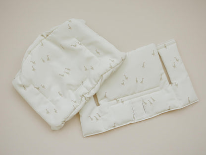 Goose Print Highchair Cushion for Stokke Tripp Trapp - Wipeable Cover