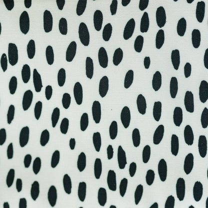 Black Polka Dot Stokke Tripp Trapp Cushion: Wipeable Highchair Accessory