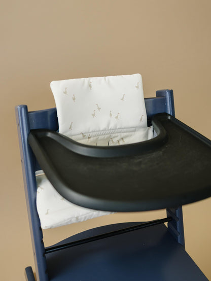 Goose Print Highchair Cushion for Stokke Tripp Trapp - Wipeable Cover