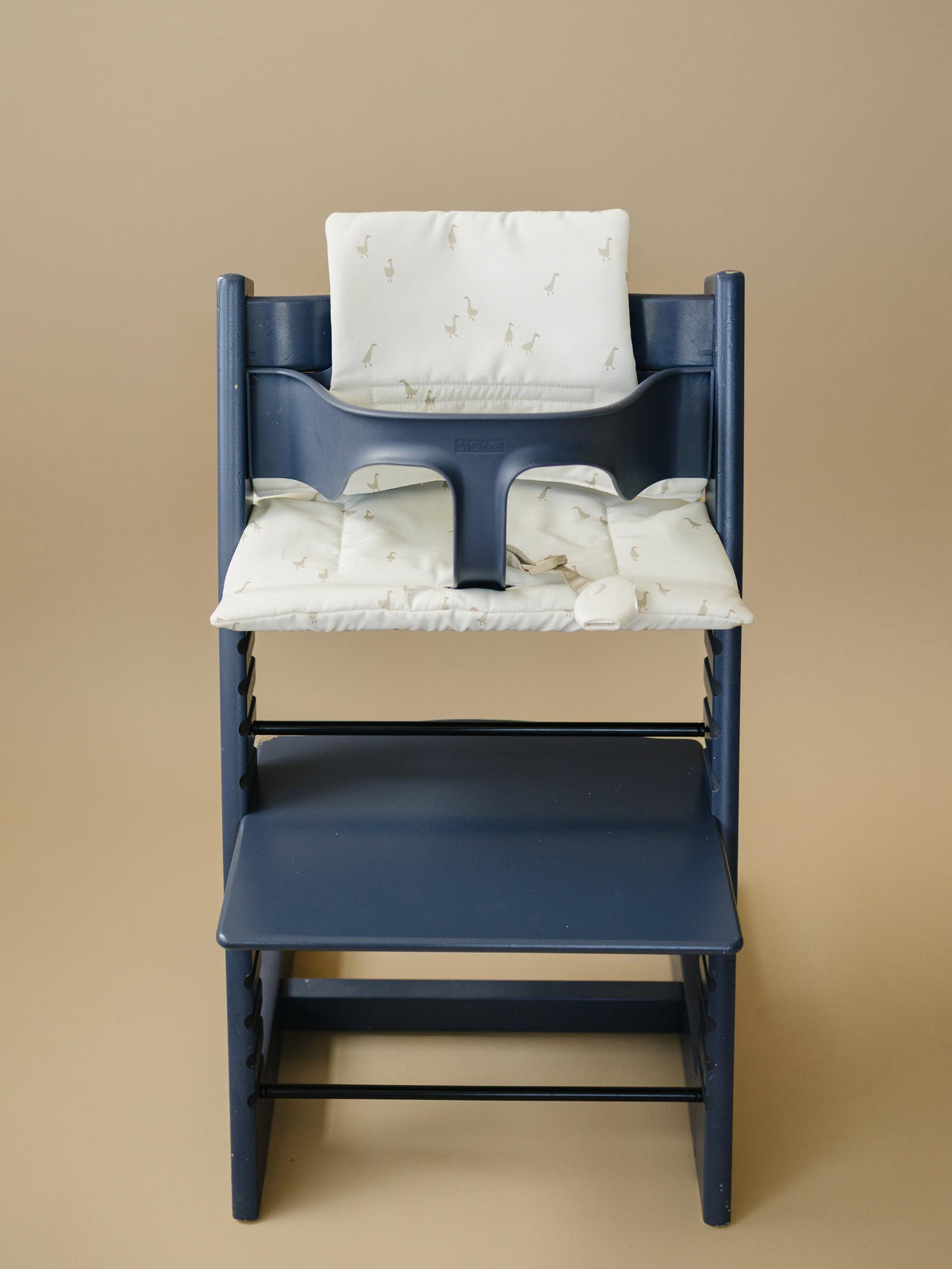 Goose Print Highchair Cushion for Stokke Tripp Trapp - Wipeable Cover