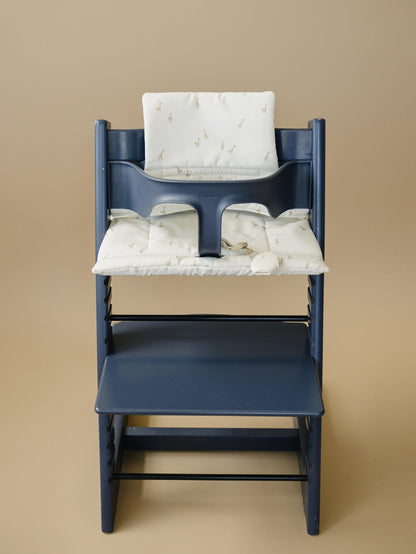 Goose Print Highchair Cushion for Stokke Tripp Trapp - Wipeable Cover