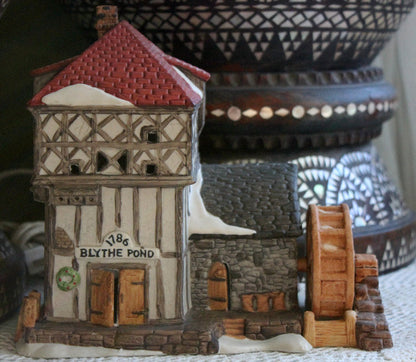 Blythe Pond 1786 Water Mill Christmas Village House by Department 56