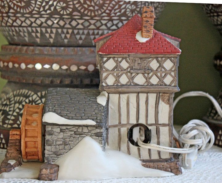 Blythe Pond 1786 Water Mill Christmas Village House by Department 56