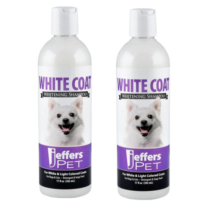 Jeffers Pet White Coat Whitening Dog & Cat Shampoo