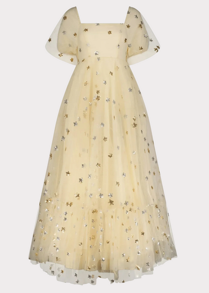 Wendy Dress Cream Star